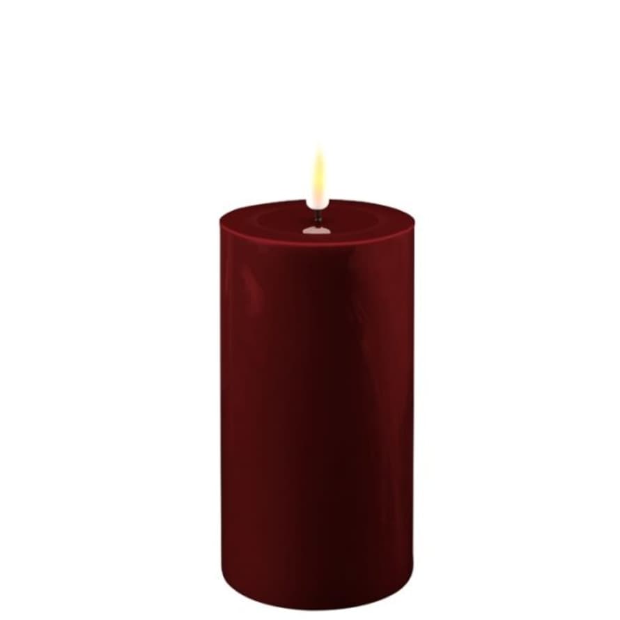 DELUXE Homeart 7.5 x 20 cm Red Battery Operated LED Candle