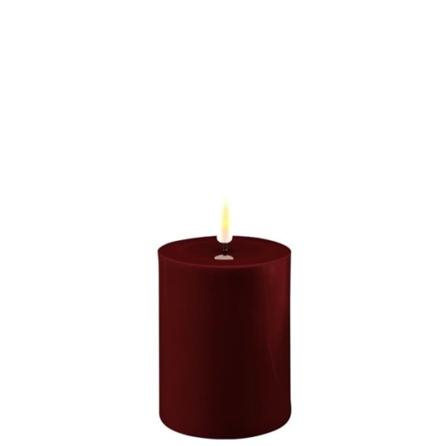 DELUXE Homeart 7.5 x 10 cm Red Battery Operated LED Candle