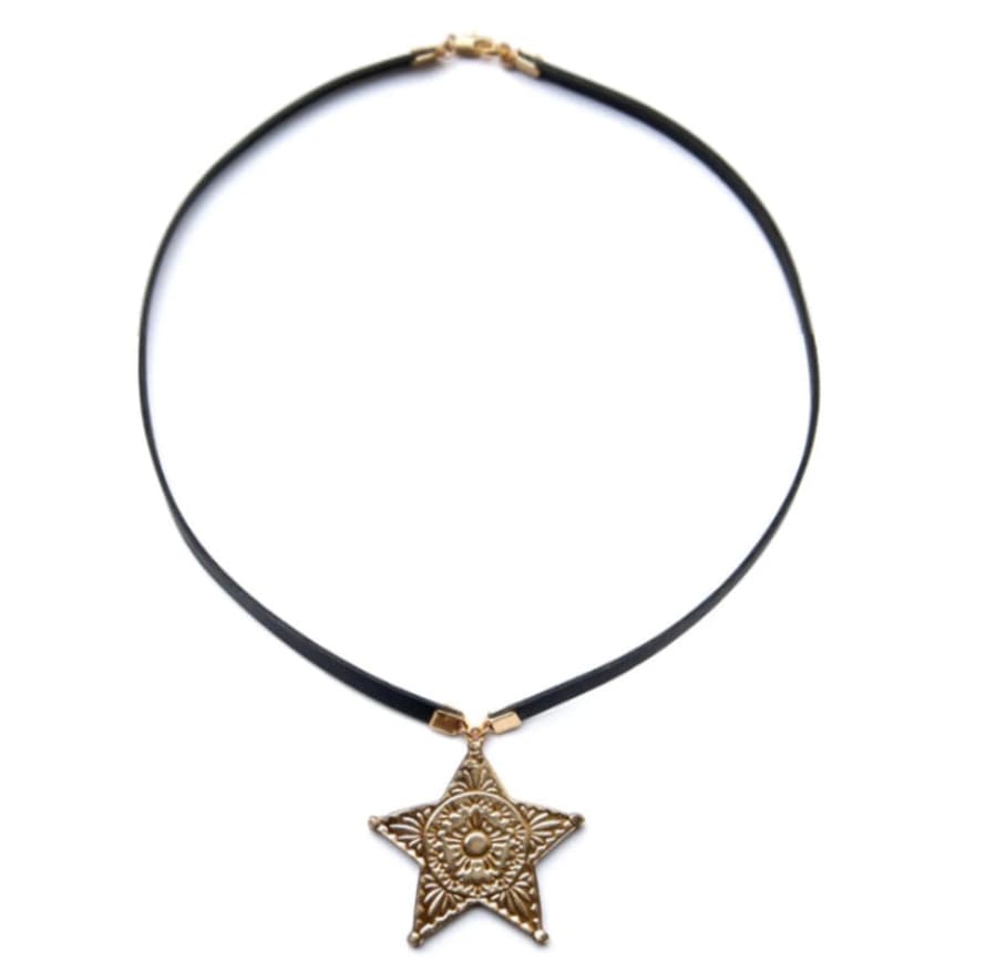Rosita Bonita  Concho Star Necklace