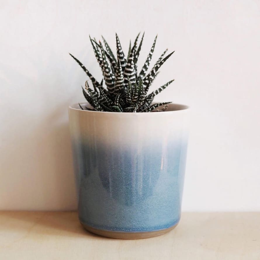 Hi Cacti Blue Ombre Plant Pot (No Plant)