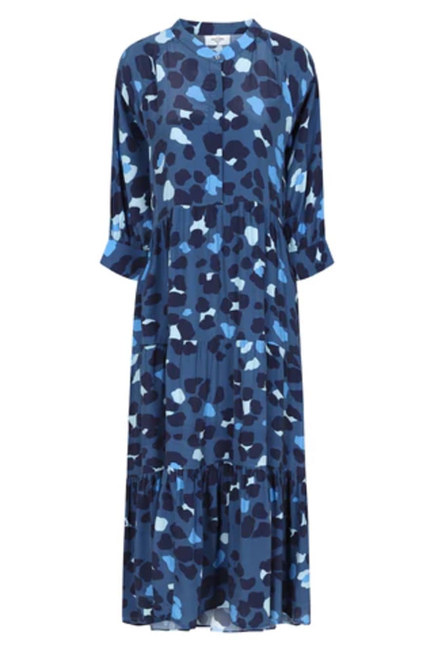 Mercy Delta T Wollaton Leopard Blueberry Print Dress
