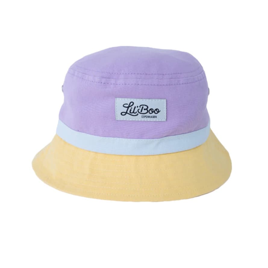 Lil’Boo Bucket Hat Block - Yellow/purple