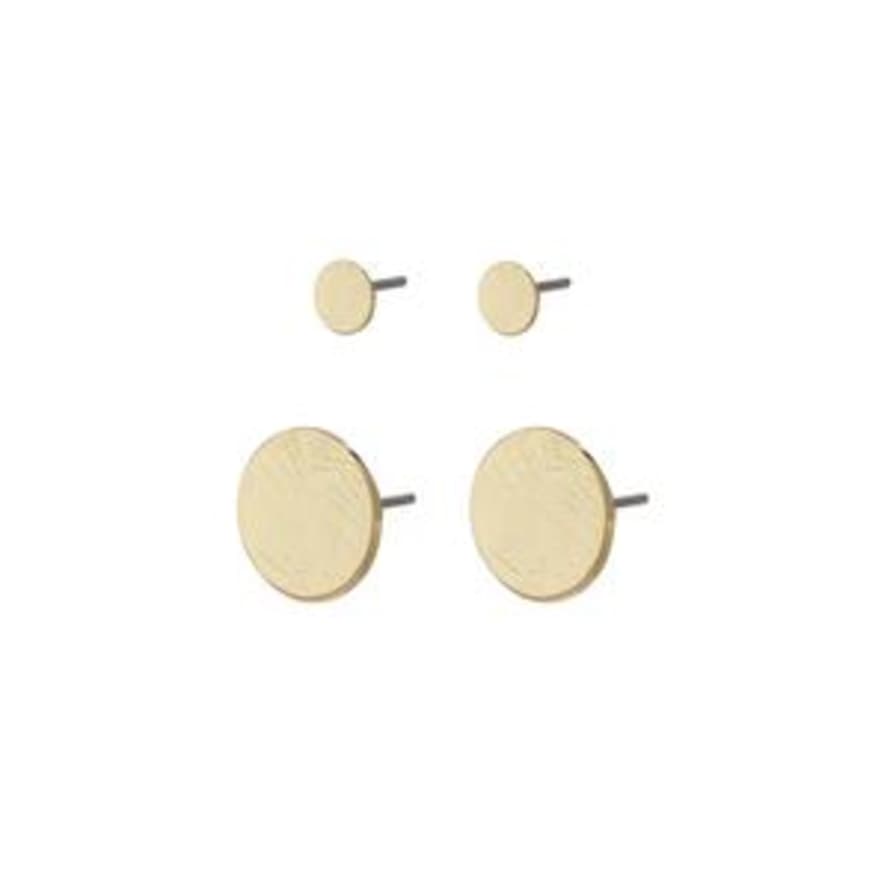 Pilgrim Gold Jacy Plated Earrings