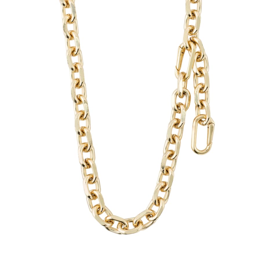 Pilgrim Gold Plated Euphoric Cable Chain Necklace