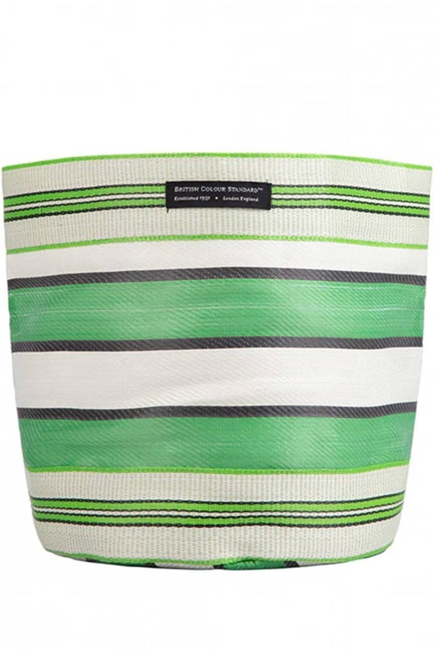 The Home Collection Eco Woven Plant Pot Cover Large In Green Grass, In