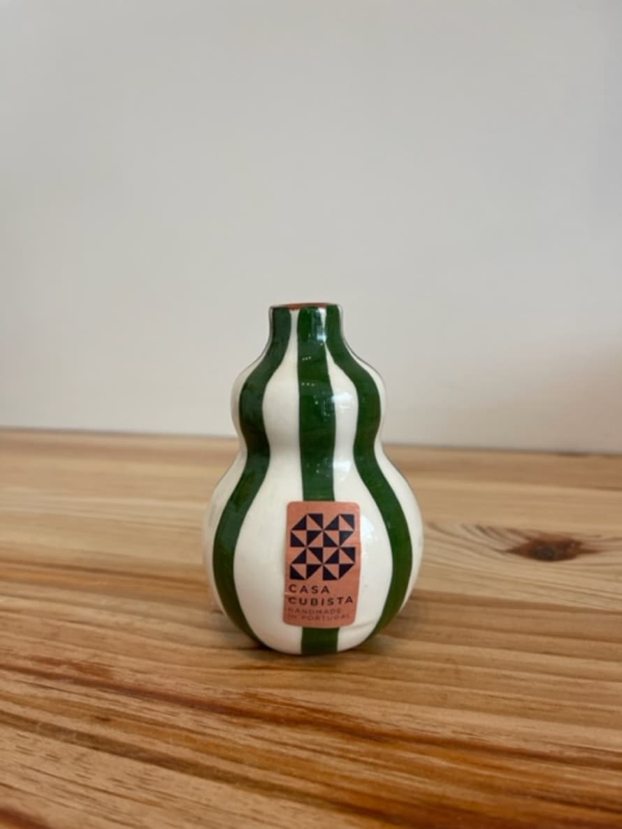 Casa Cubista Gourd Vase Vert 