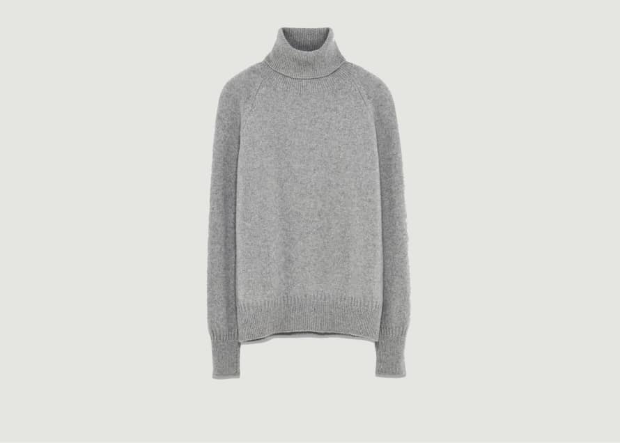 Tricot Cashmere Roll Neck Sweater