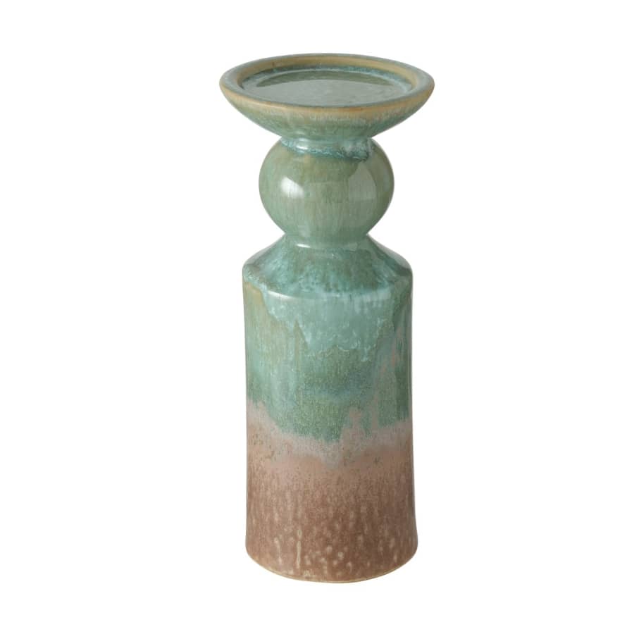 &Quirky Peruya Green Candle Holder