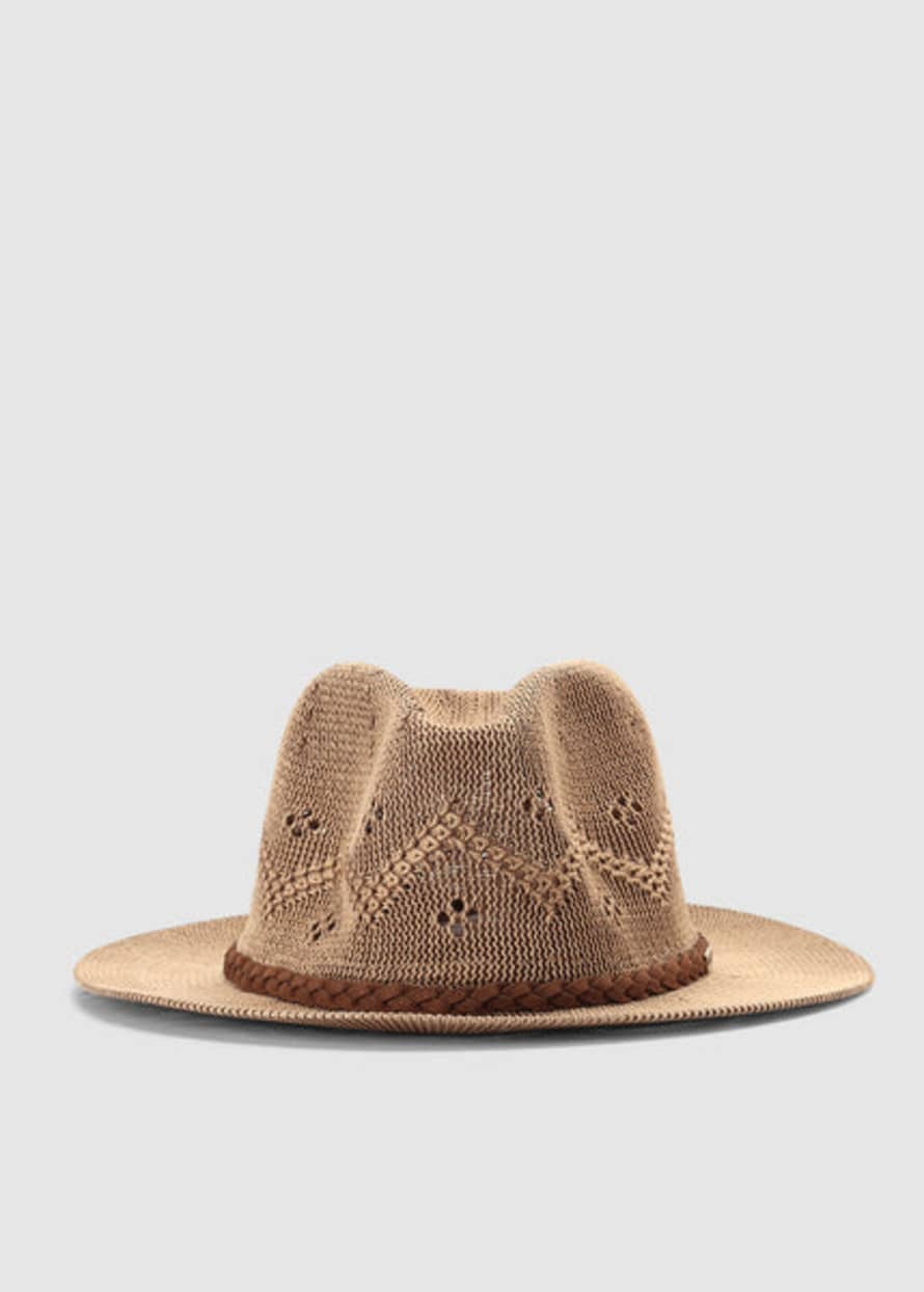 Barbour Womens Flowerdale Trilby Hat In Trench