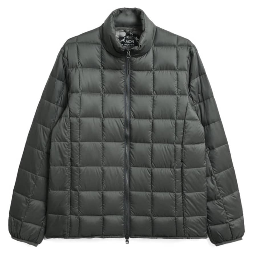 Taion High Neck Down Jacket Dark Charcoal