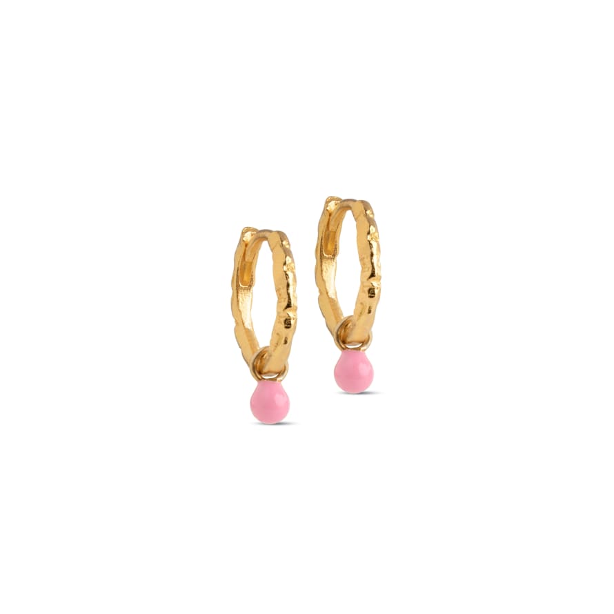 Enamel Copenhagen Light Pink Belle Earrings