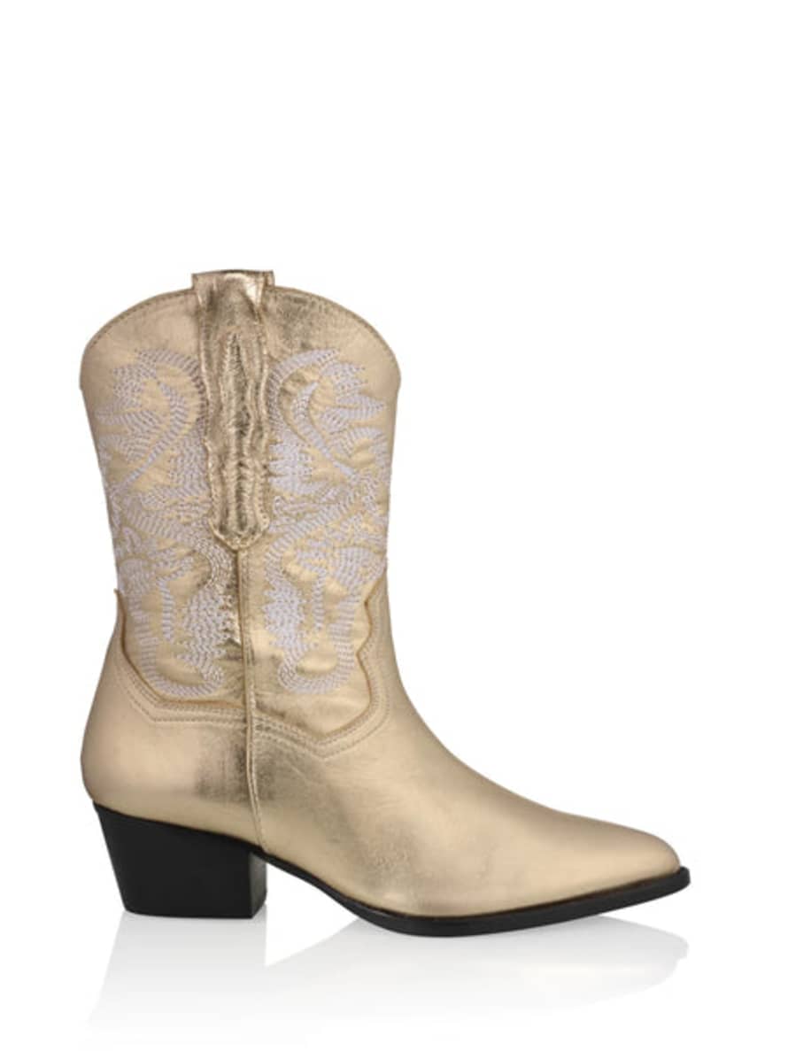 DWRS Brady Boots In Champagne