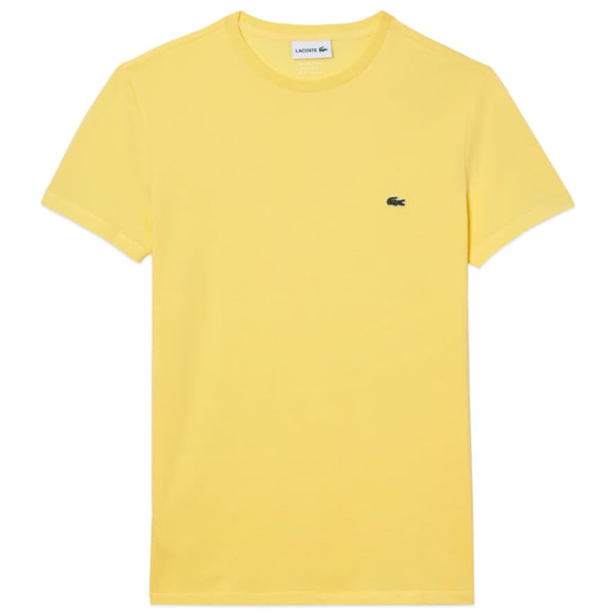 Lacoste Pima Cotton T-shirt Th6709 - Yellow