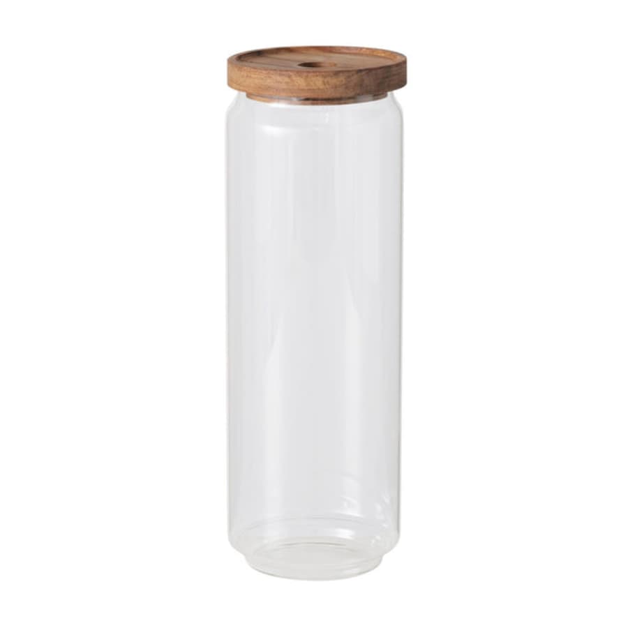 Boltze A Tavola Large Clear Glass Storage Jar