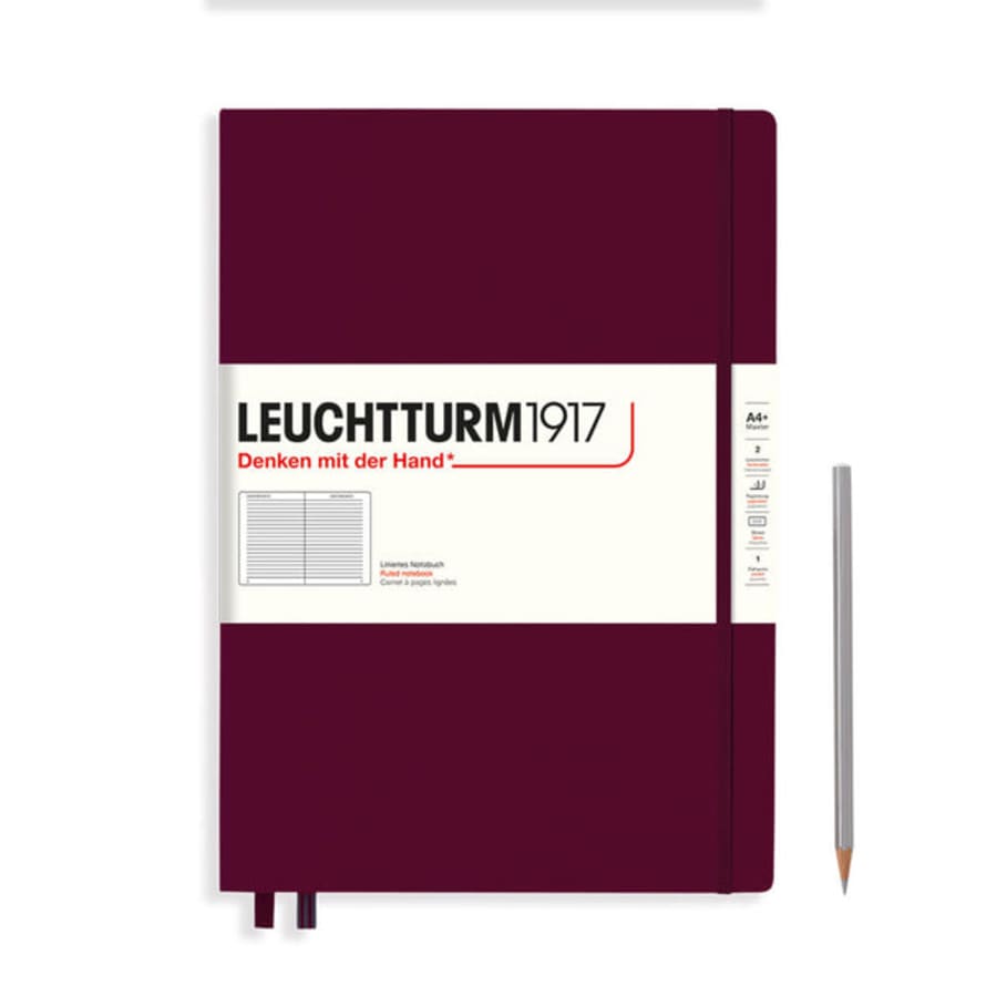 Leuchtturm 1917 A4 Hardcover Notebook Ruled Various Colours