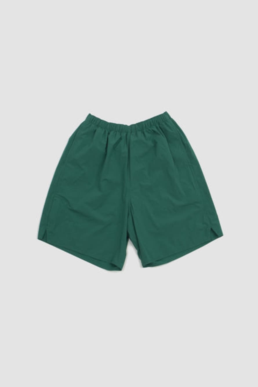 Beams Plus Nylon Mini Ripstop Military Athletic Shorts Green