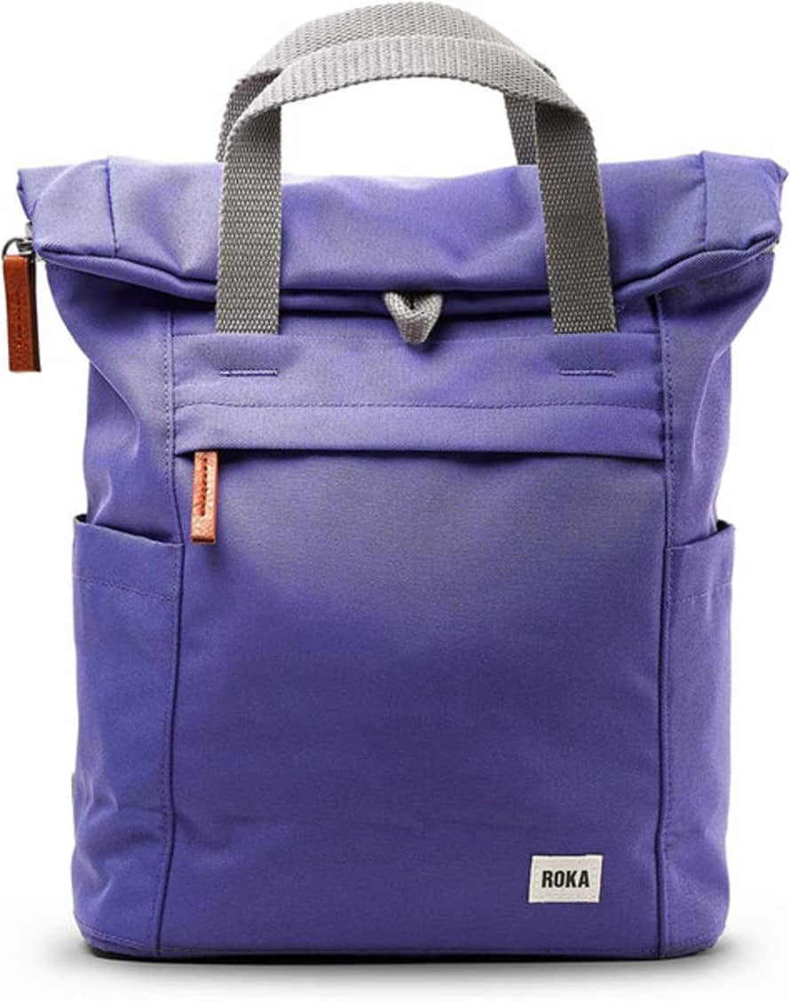 ROKA Medium Peri Purple Sustainable Finchley Backpack