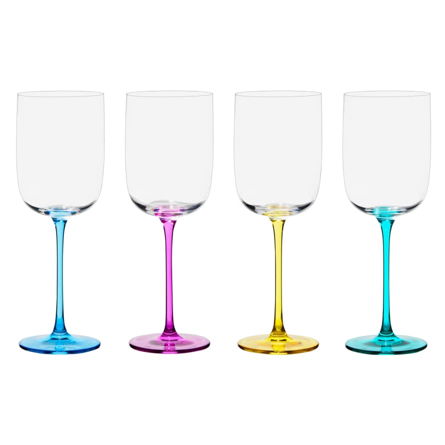 Anton Studio Designs Set of 4 Gala Wine Glasses
