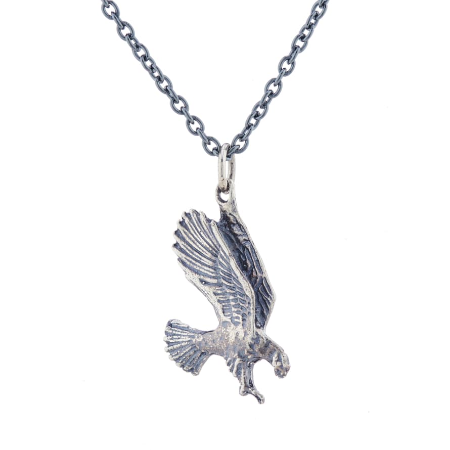 CollardManson 925 Silver Eagle Necklace