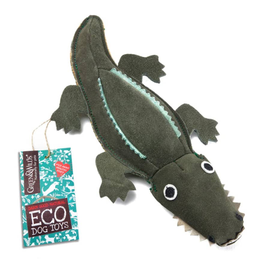 Green & Wild ’s - Colin The Crocodile - Eco Toy