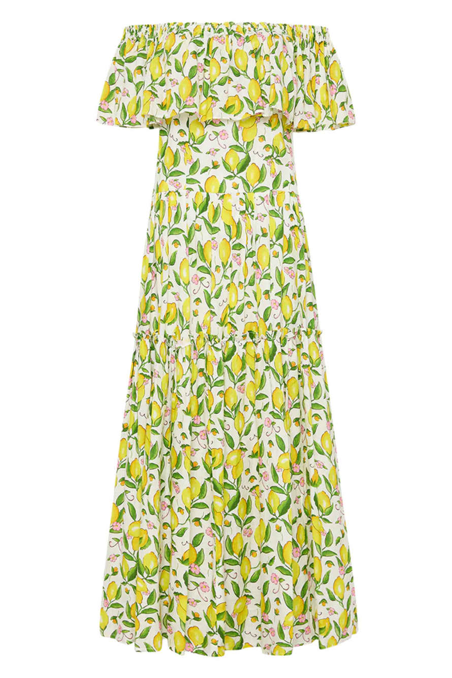 Palm Noosa Lemons Lady Luck Dress