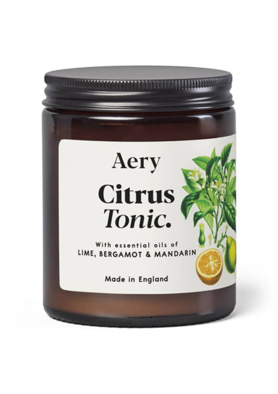 Aery Citrus Tonic Scented Jar Candle