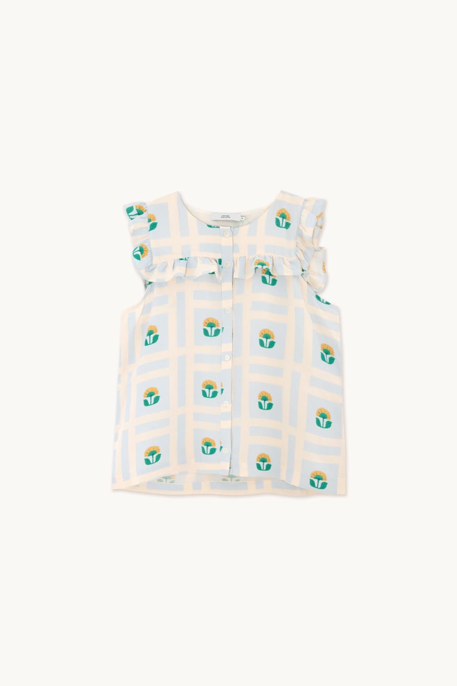 Tinycottons Blusa Flower Check