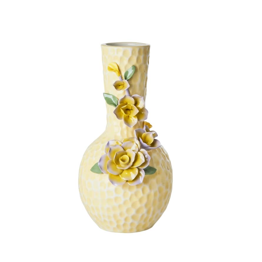 rice Soft Yellow Flower Vase