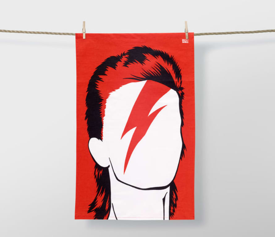 Bold & Noble  Ziggy Stardust Tea Towel