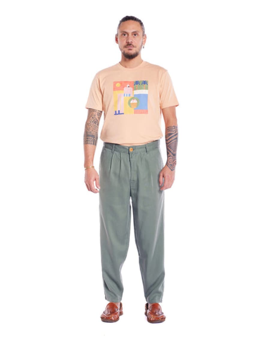 OLOW  Green Swing Pant
