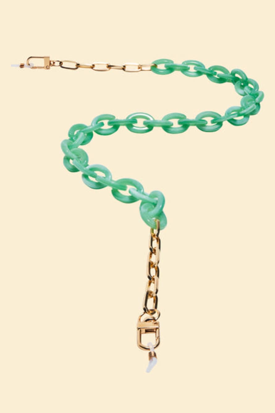 Powder Block Jade Glasses Chain