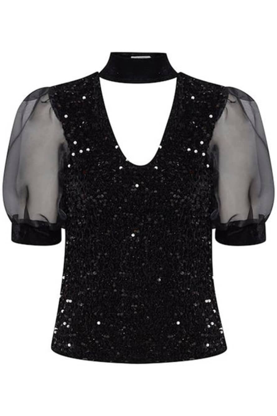 b.young Black Sulo Blouse 