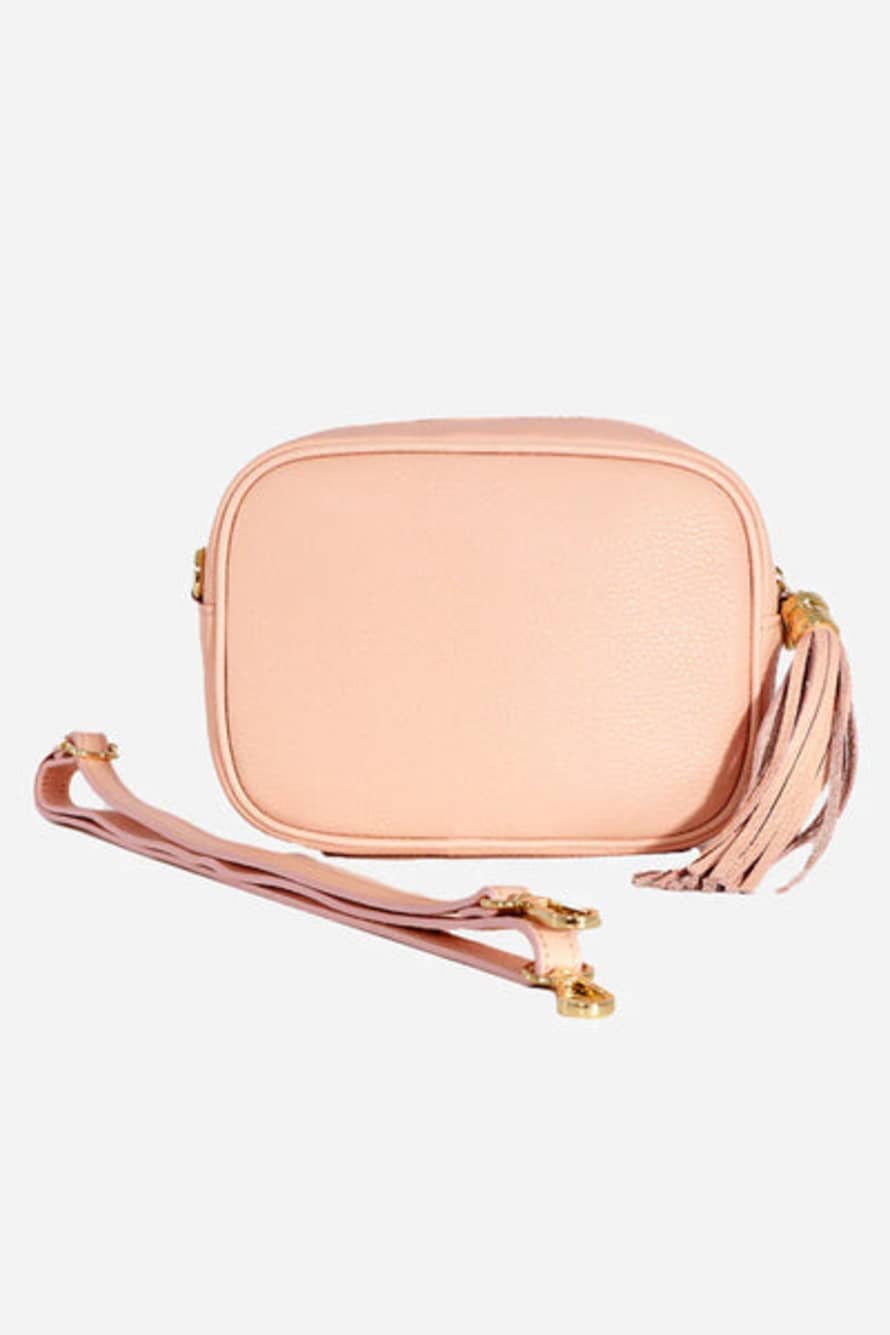 Miss Shorthair Ltd Light Pink Italian Leather Camera Bag