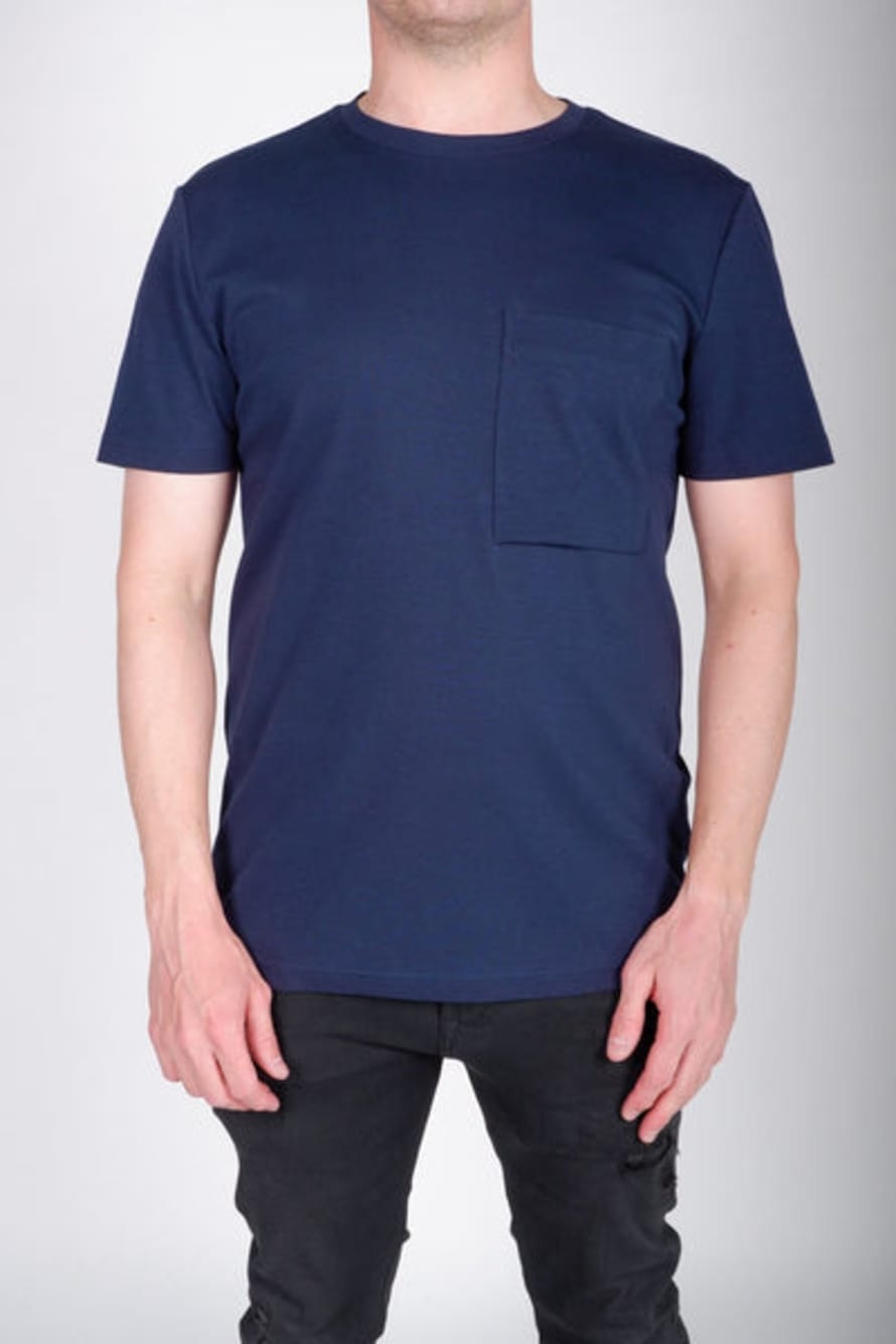 ANTONY MORATO Navy Front Pocket T Shirt