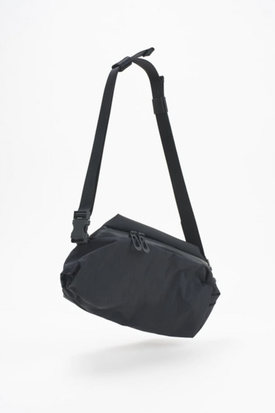 Cote & Ciel Black Neda Komatsu Onibegie Nylon Cross Body Bag 