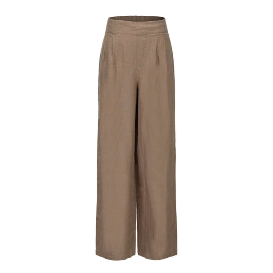 Lilly Pilly Olivia Linen Pants - Earth