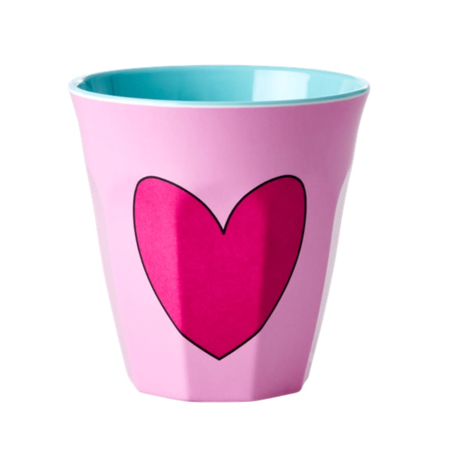 rice Melamine Cup With Heart