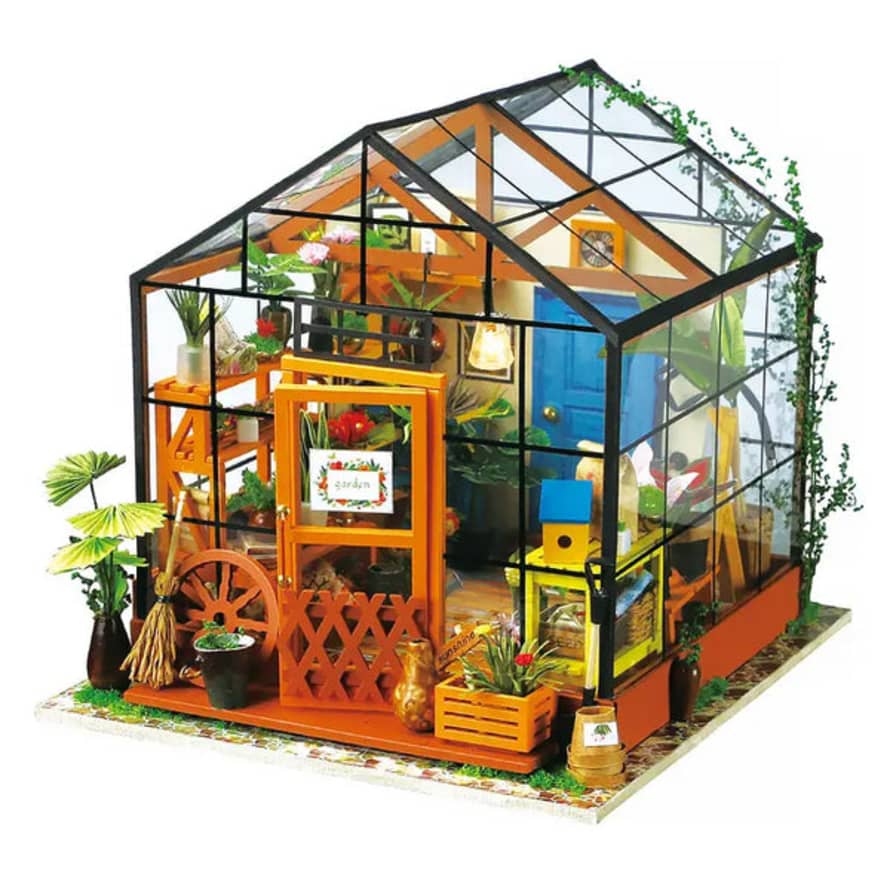 Hands Craft Diy Miniature House Kit - Cathy's Flower House