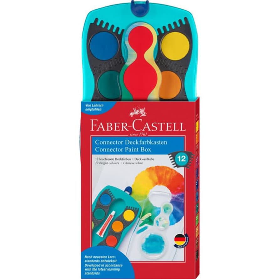 Faber Castell  - Connector Paint Box - 12 Colours