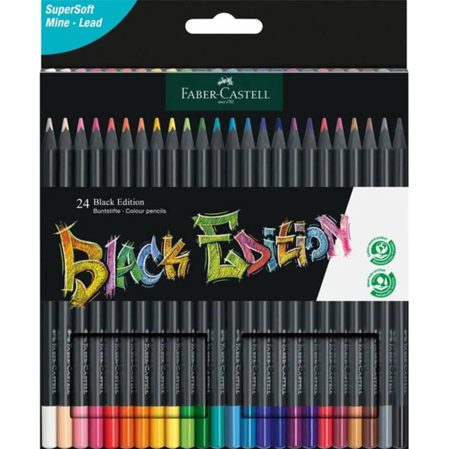 Faber Castell  - Black Edition Colour Pencils