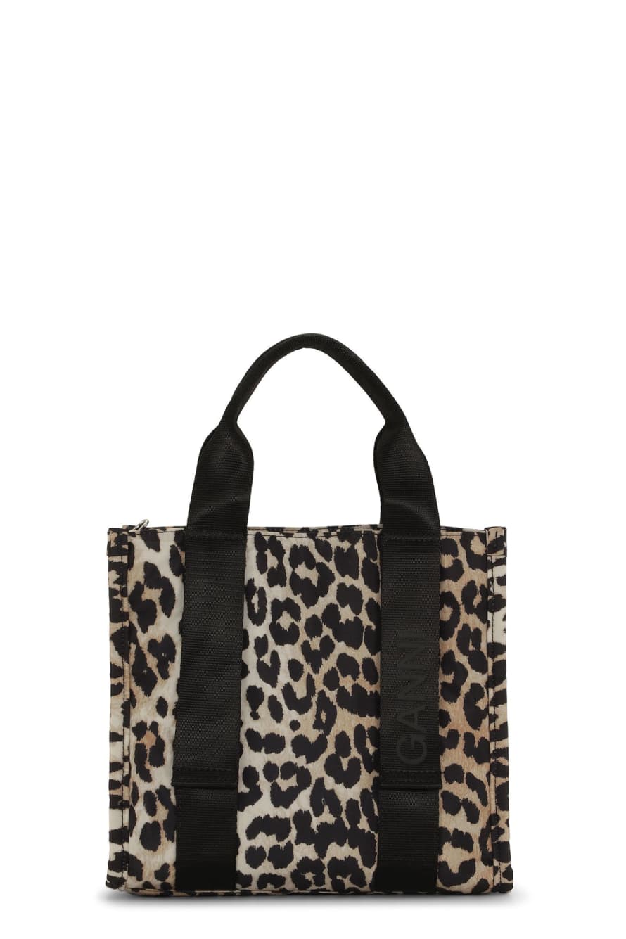 Ganni - Recycled Tech Small Tote Print