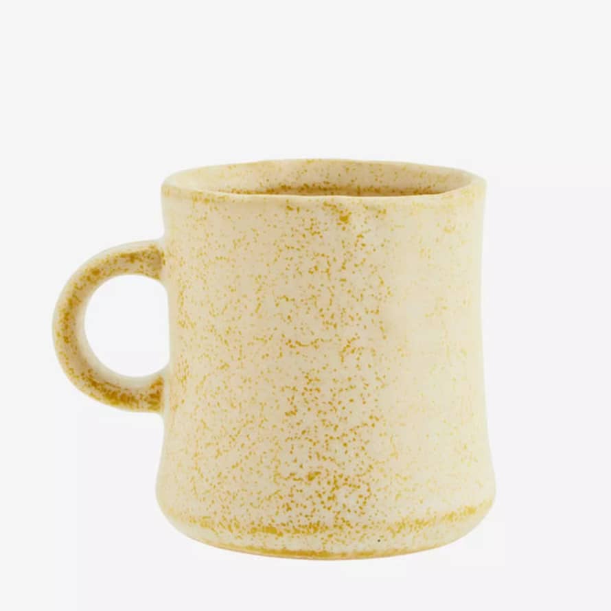 Madam Stoltz Yellow Stoneware Mug