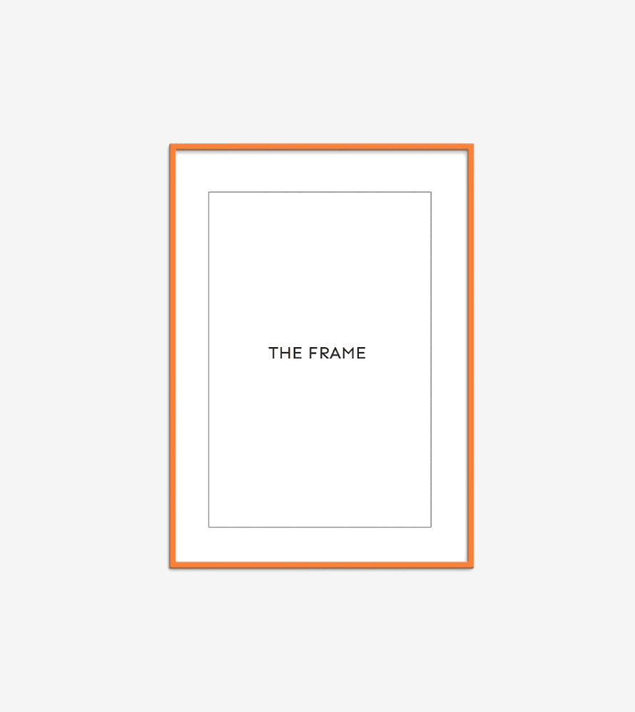 Poster & Frame Orange Frame 30x40