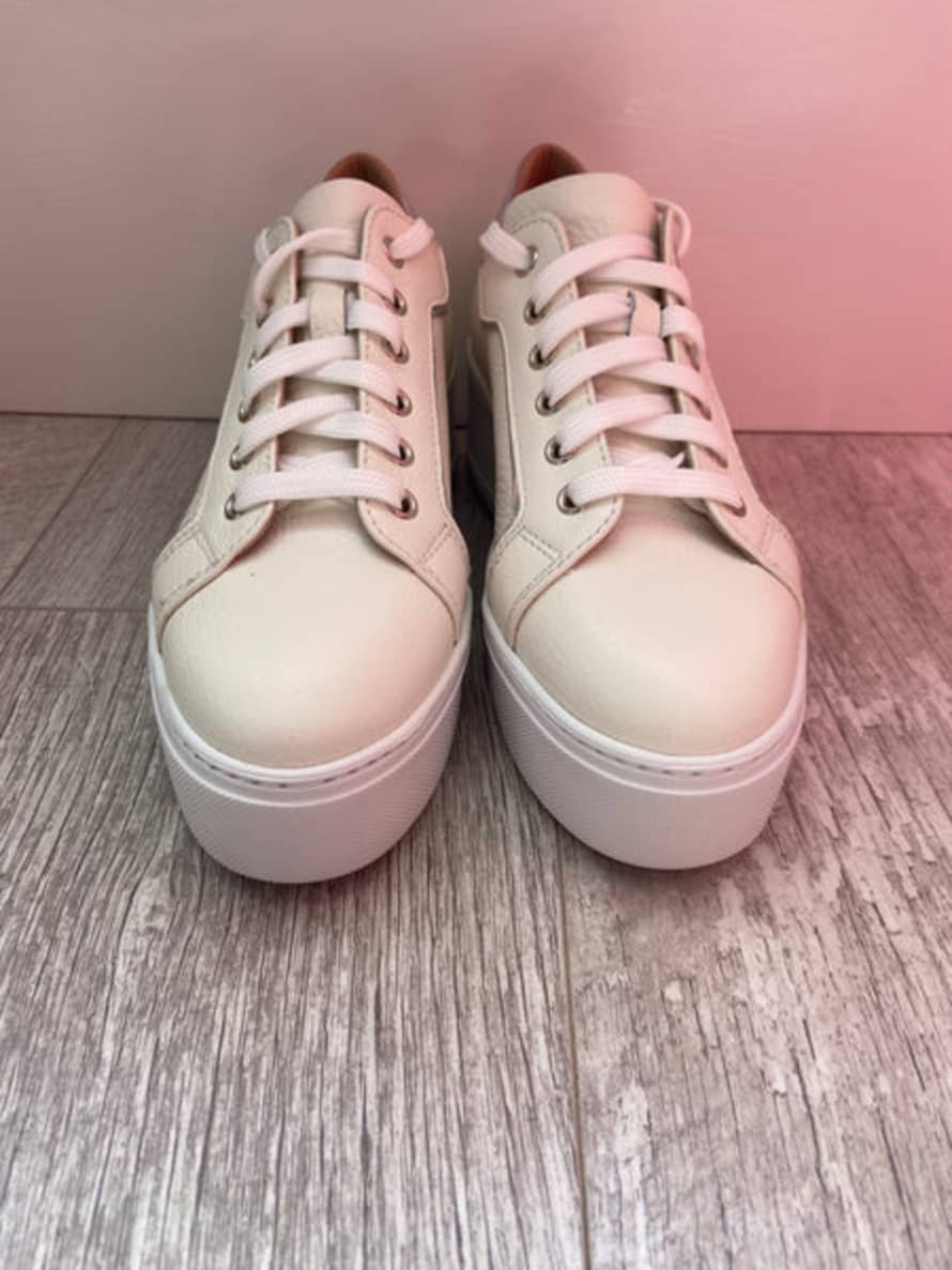 Donna Lei Lace Up Platform Trainers