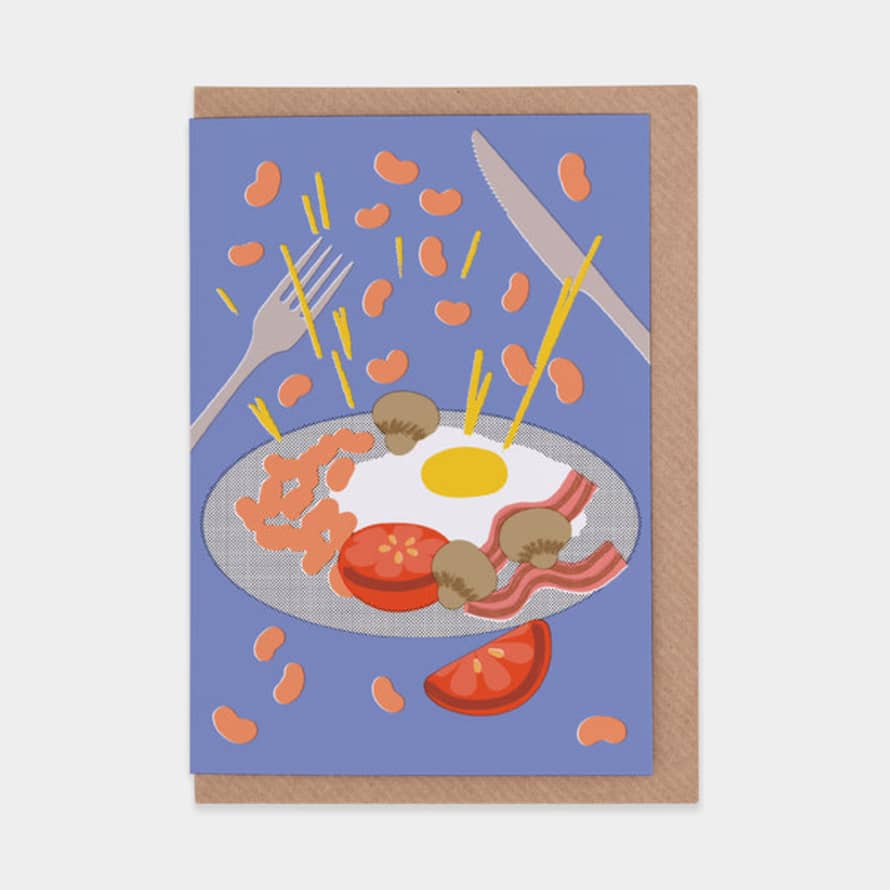  Elena Boils Breakfast Greetings Card
