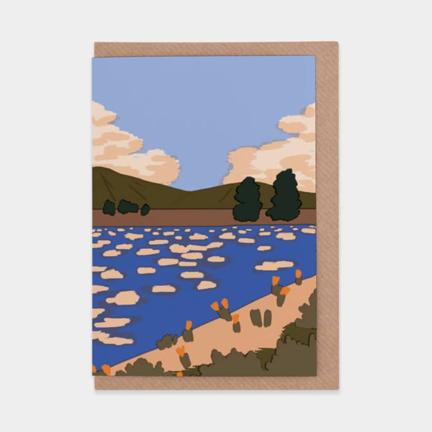 Elena Boils Landscape 1 Greetings Card
