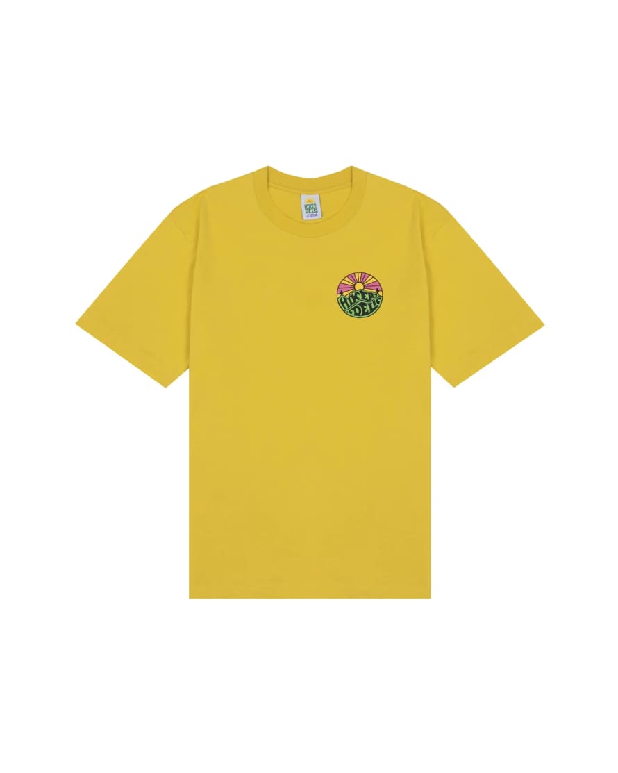Hikerdelic Original Logo T-Shirt - Washed Yellow	