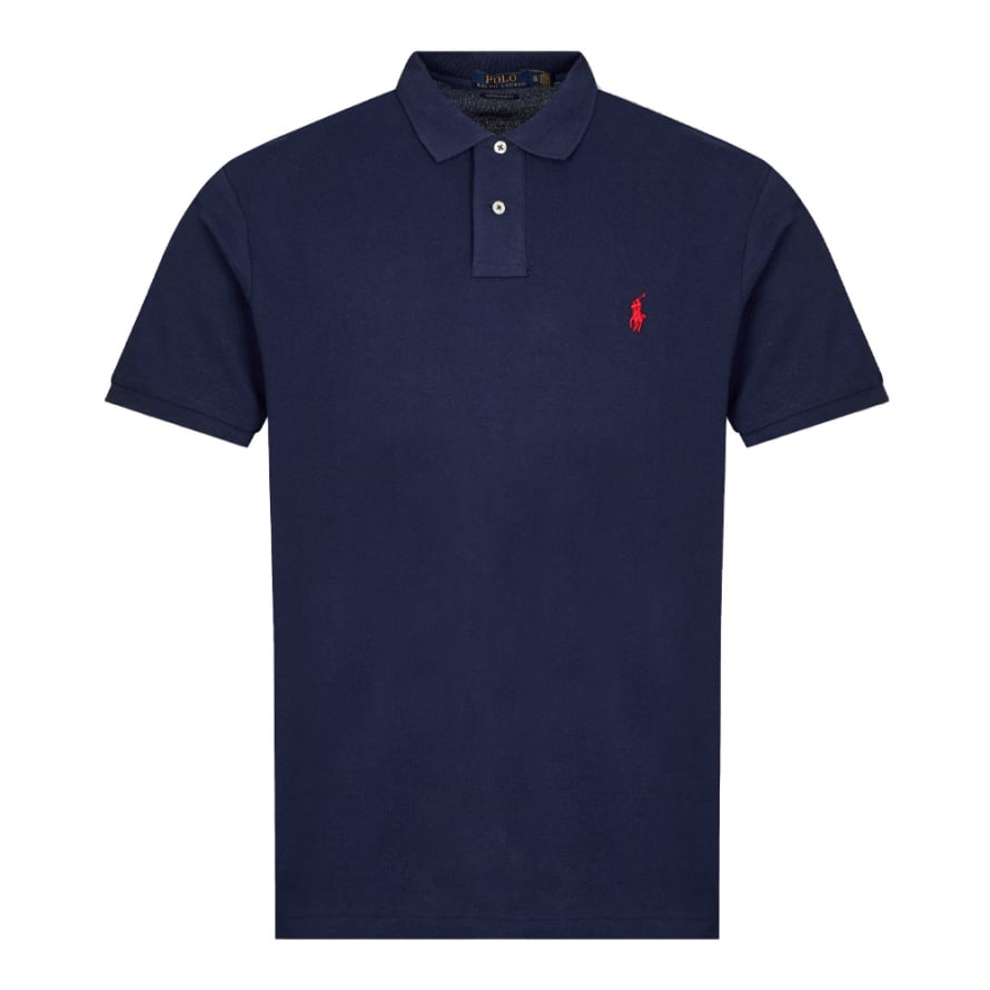 Polo Ralph Lauren Navy Custom Slim Fit Polo Shirt 