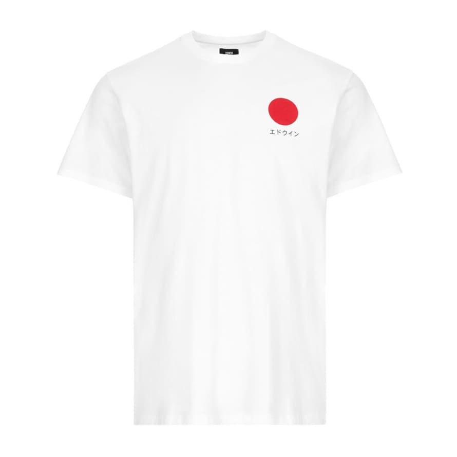 Edwin White Japanese Sun T Shirt 