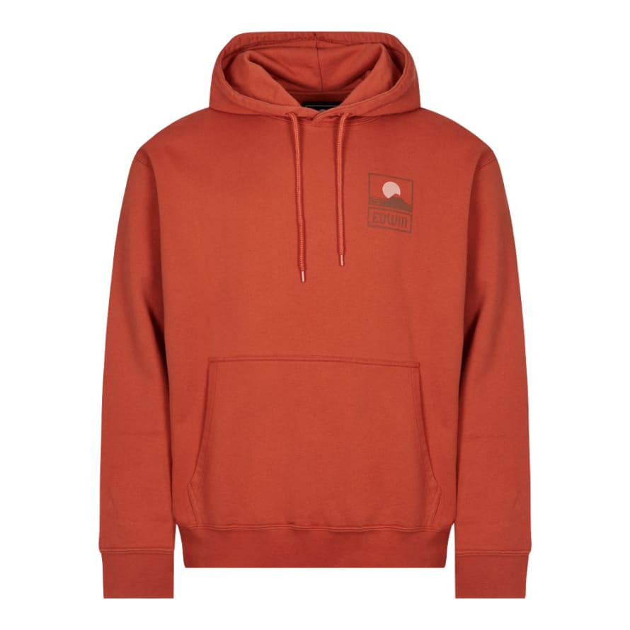 Edwin  Baked Clay Sunset On Mt Fuji Hoodie